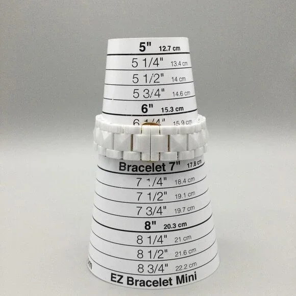 Isaac Mizrahi Live Womens Watch 36mm White Dial Crystals New Battery 6.75" - Picture 13 of 14